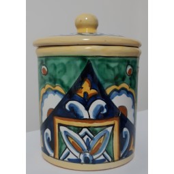 Ceramic jar with lid