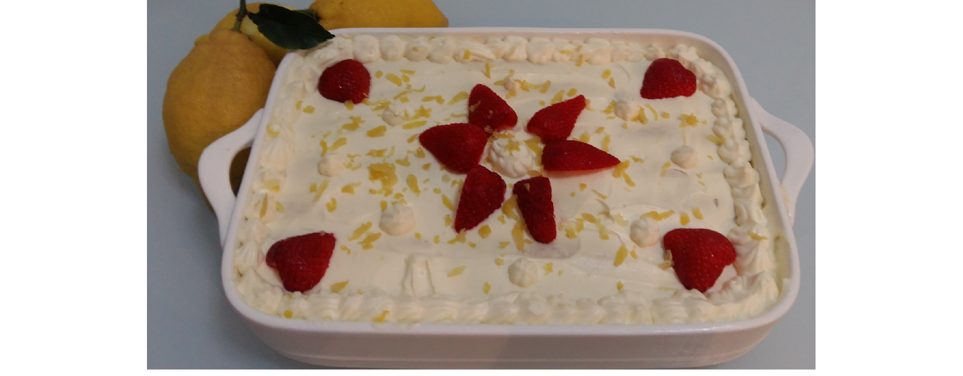 Tiramisu with lemons