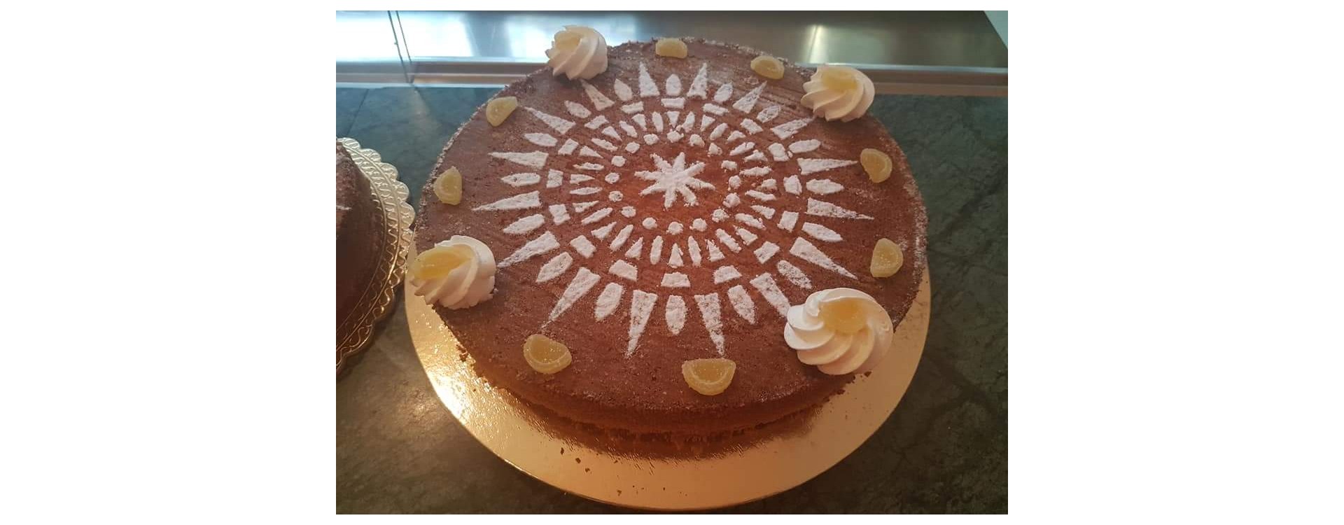 “Caprese” lemon cake