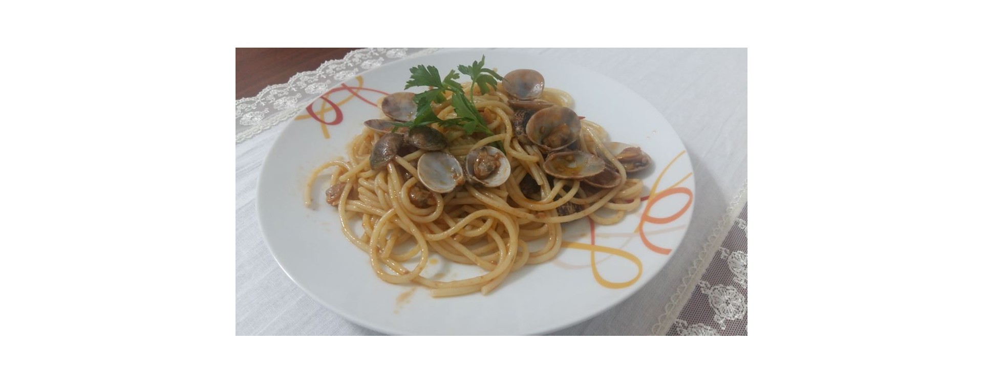 Spaghetti with clams